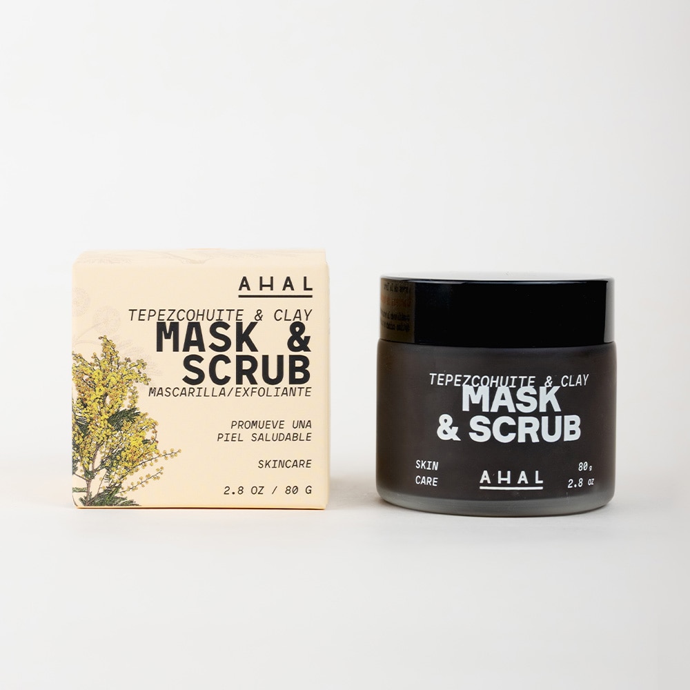 TEPEZCOHUITE & CLAY MASK & SCRUB (MASCARILLA FACIAL)